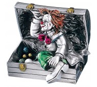 Статуэтка "Клоун в чемодане"