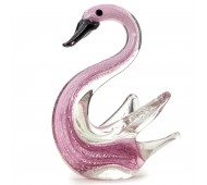 Статуэтка "Розовый лебедь"