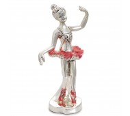 Статуэтка "Маленькая балерина в красном платье"