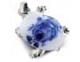 Статуэтка "Черепаха с синим цветком"